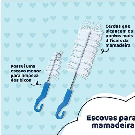Kit 2 Escovas para Mamadeira Murano Baby plus em Oferta na Shopee