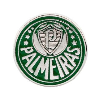 Broche Botton Pin Metal Escudo Time 2.3x2cm - Palmeiras