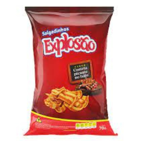 SALG DE TRIGO  COSTELA PICANTE NO BAFO 10X70G PELLETS EXPLOSAO