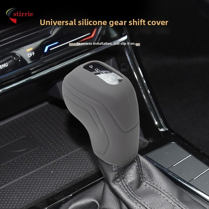 1pc Silicone Caso Do Carro Engrenagem Cabeça Shift Colares Knob Apertos Capa Alavanca De Mudança Decoração Para Volkswag