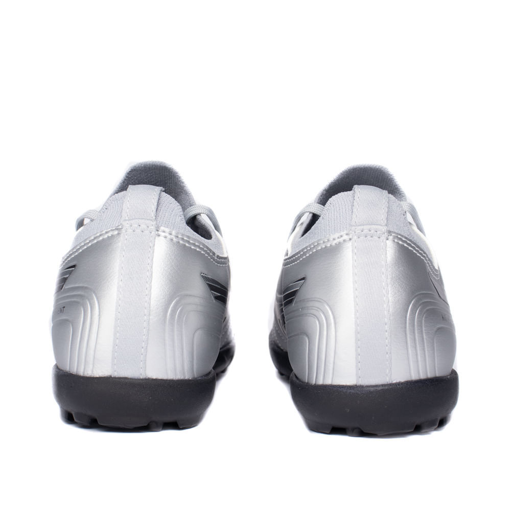Detalhes do Chuteira Masculina Society Mizuno Regent Prata/Preto