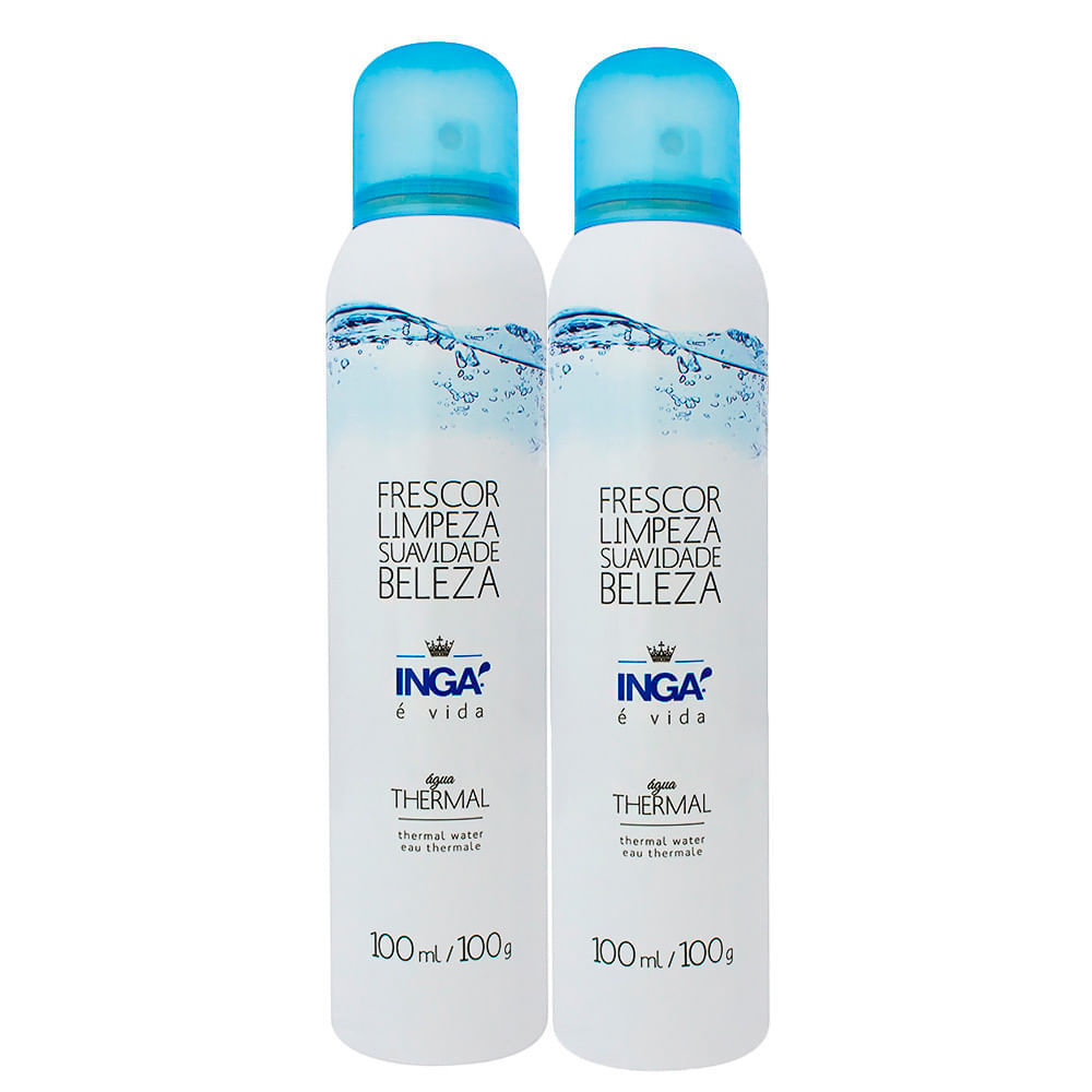 Kit 2 Água Termal Ingá Spray 100ml em Oferta na Shopee