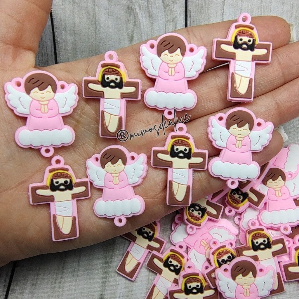 Pares de Entremeio Emborrachado Mini baby para Terços Infantil Artigos Religiosos Artesanato em Oferta na Shopee