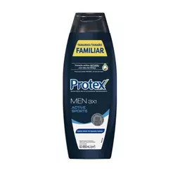 Sabonete Líquido Masculino Protex Men Active Sport 3x1 650ml