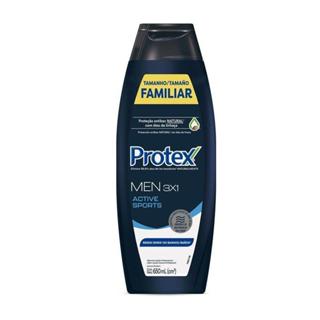 Sabonete Líquido Masculino Protex Men Active Sport 3x1 650ml em Oferta na Shopee