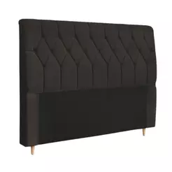 Cabeceira Para Cama Box King Istambul Dobuê 1.95m Chocolate