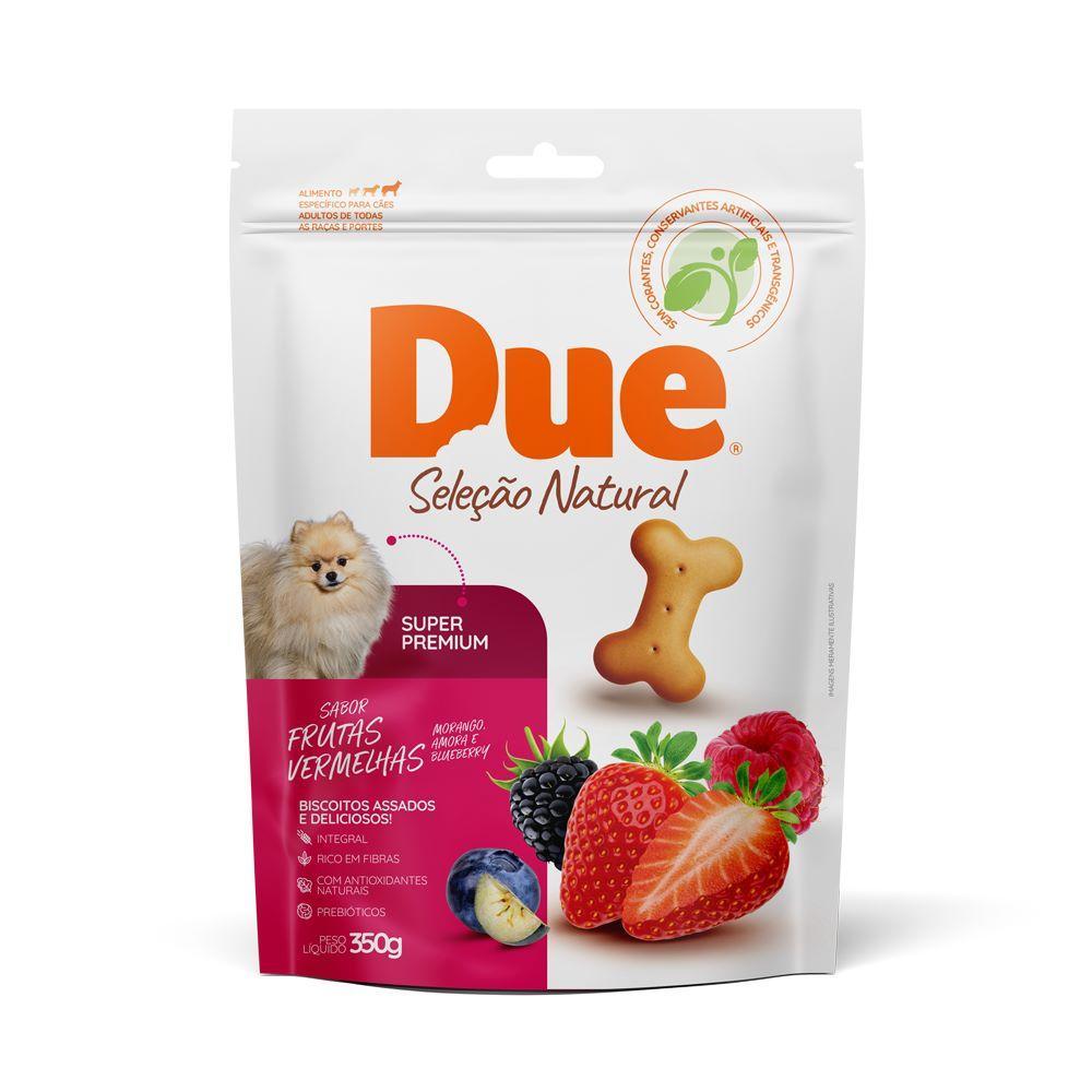 Biscoito Due Frutas Vermelhas Para Cães Adultos 350g em Oferta na Shopee