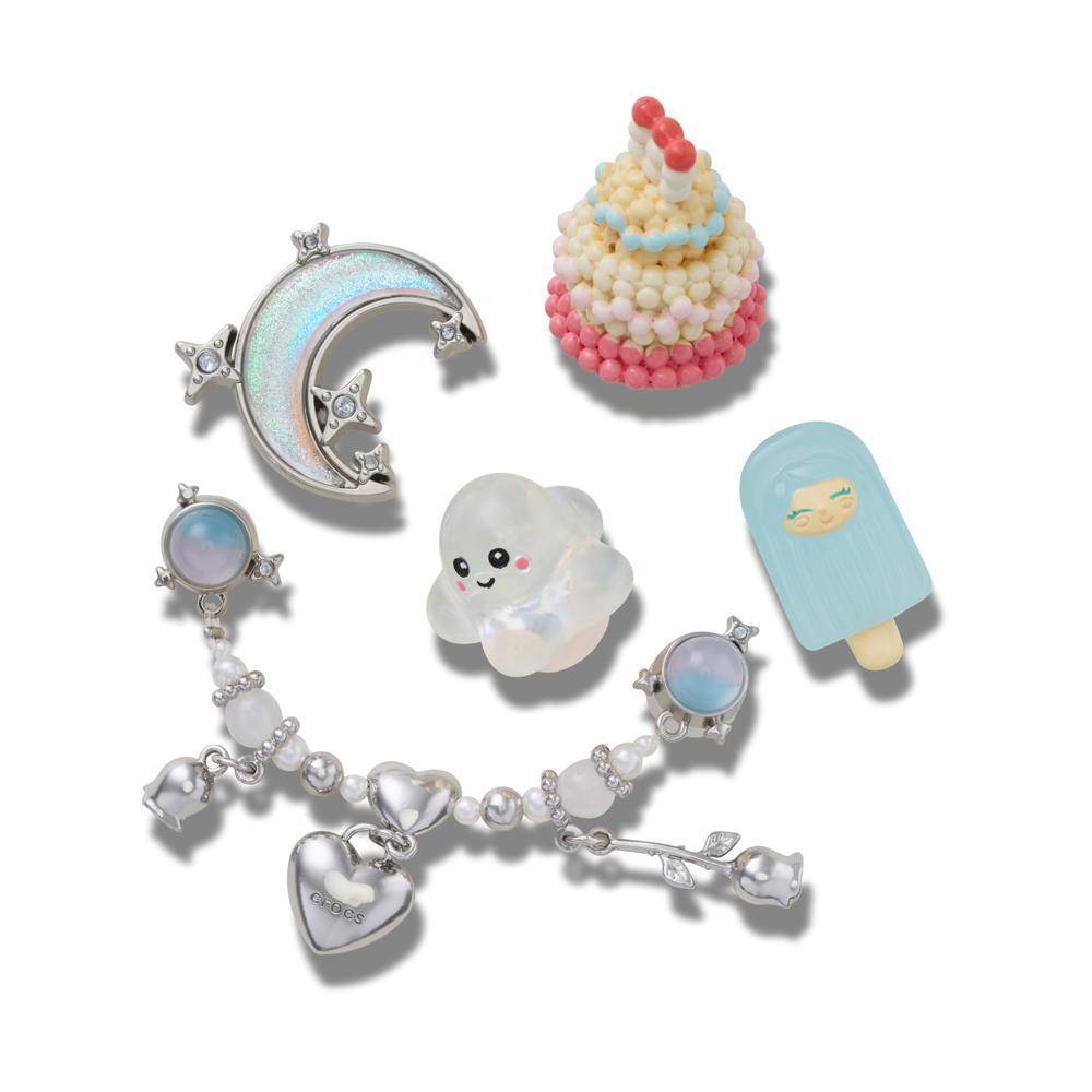 Jibbitz™ Verão Iridescente Pack Com 5 Peças Único em Oferta na Shopee