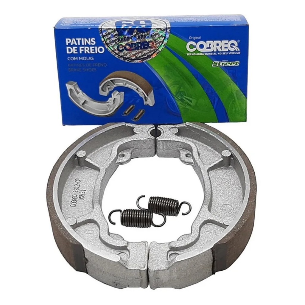 LONA PATIM FREIO COBREQ ( 0302-CP ) TITAN FAN BROS BIZ PCX CBX 250 TWISTER LEAD XR250 TORNADO CB300