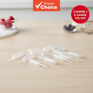 50 Pipetas de Transferência de Espremer de Plástico de 4ml para Cupcake e Laboratório em Oferta na Shopee