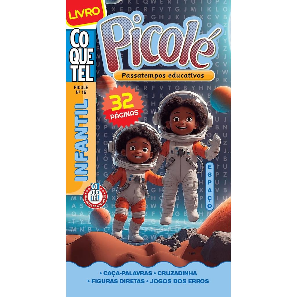 Livro Coquetel Picolé 16 | Passatempos Educativos