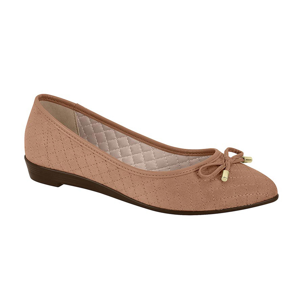 Sapatilha Camurça Laço Feminina Moleca 5765.102