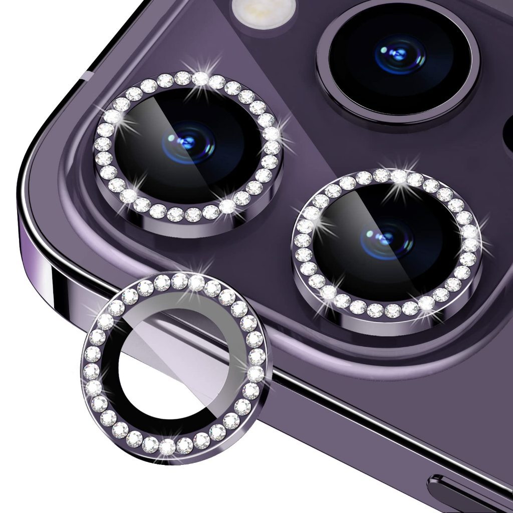 Kit Lente Película De Câmera PARA IPHONE 13/13PRO/13PROMAX/14/14PRO/14PROMAX/15PRO/15PROMAX-Diamante