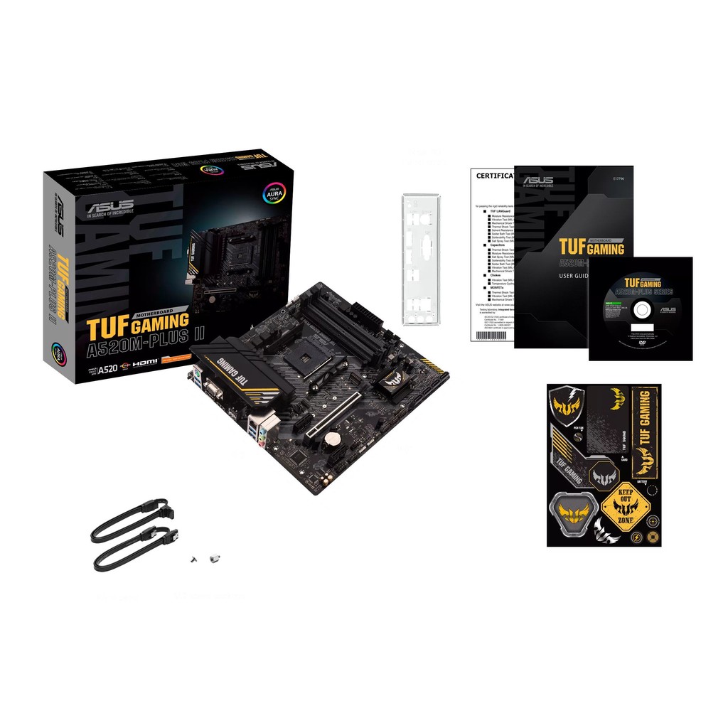 Placa Mae Asus Tuf Gaming A520m-Plus Ii Amd A520 Socket Am4 Micro Atx