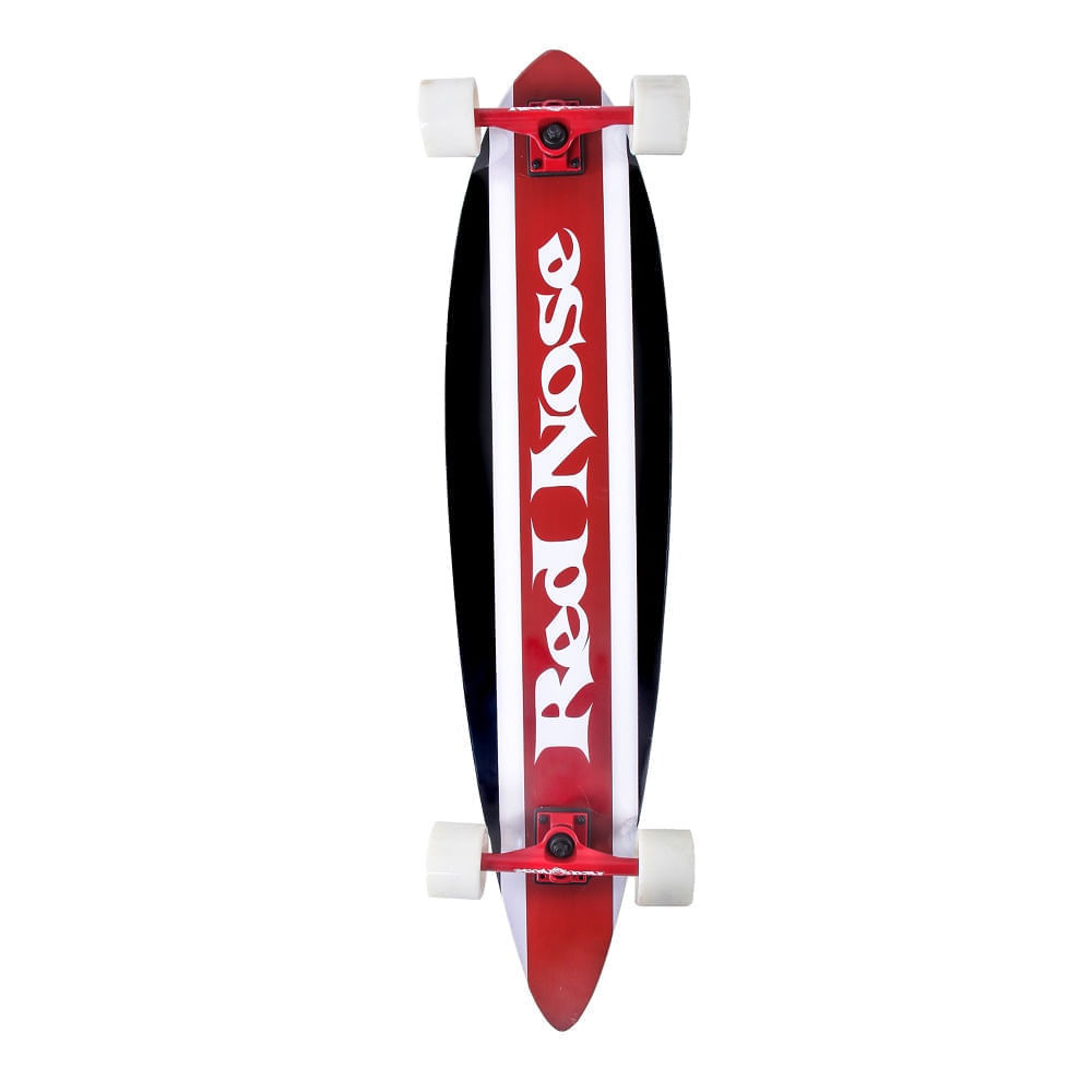 Skate Longboard Red Nose Stripes Bel em Oferta na Shopee