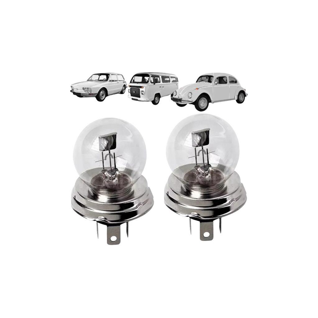 Lampada H5 Halogena Assimetrica Fusca Brasília 12v 75w