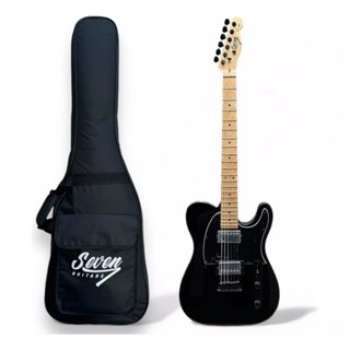 Guitarra Telecaster Seven Stc-307 HH Preta C/ Bag em Oferta na Shopee