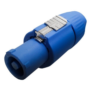 Conector Powercon Macho De Linha Azul Tipo Neutrik 20a Led
