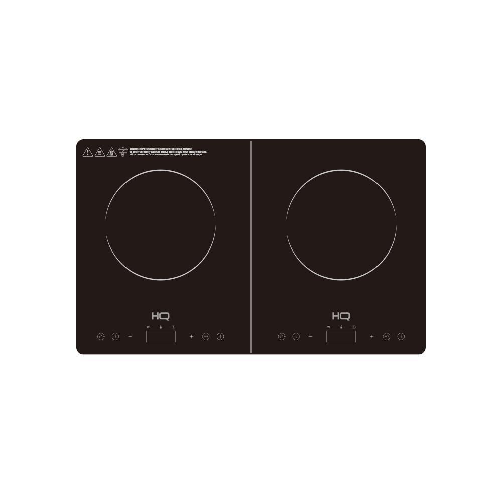 Cooktop De Indução HQ 2 Bocas Portátil 2000W Preto HQ-IDS3502 110V