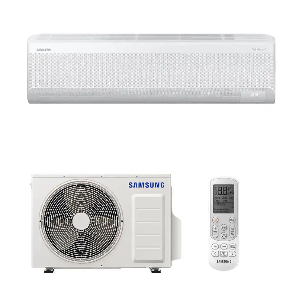Ar Condicionado Hi Wall Samsung WindFree Connect AI Inverter 18.000 Btus Frio 220v R-32