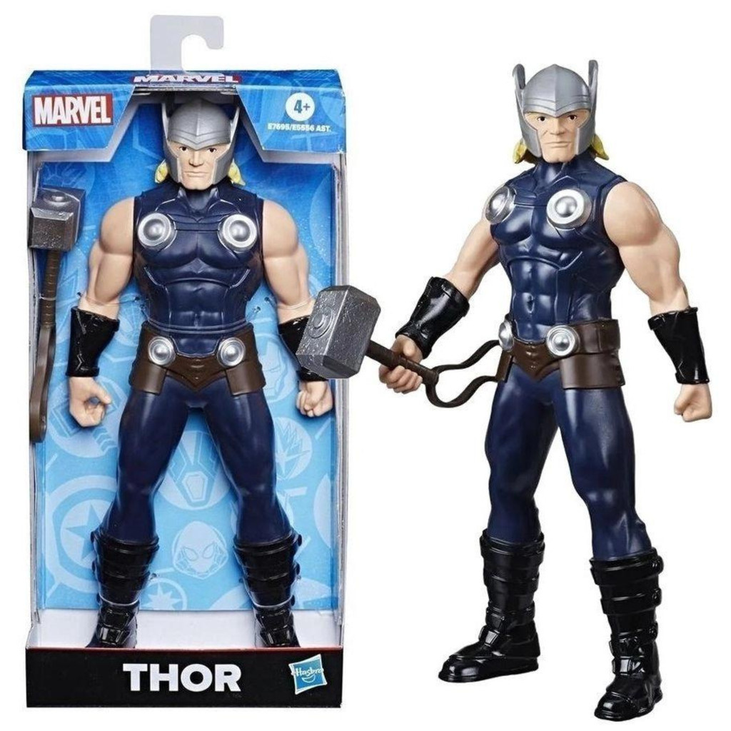 Boneco Articulado Thor 25cm Vingadores Marvel - Hasbro E7695