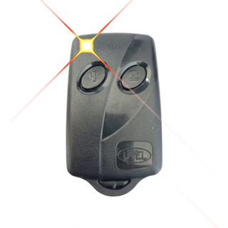 1 Controle Remoto Portão Eletrônico Alarme 2 Botões 433mhz Preto