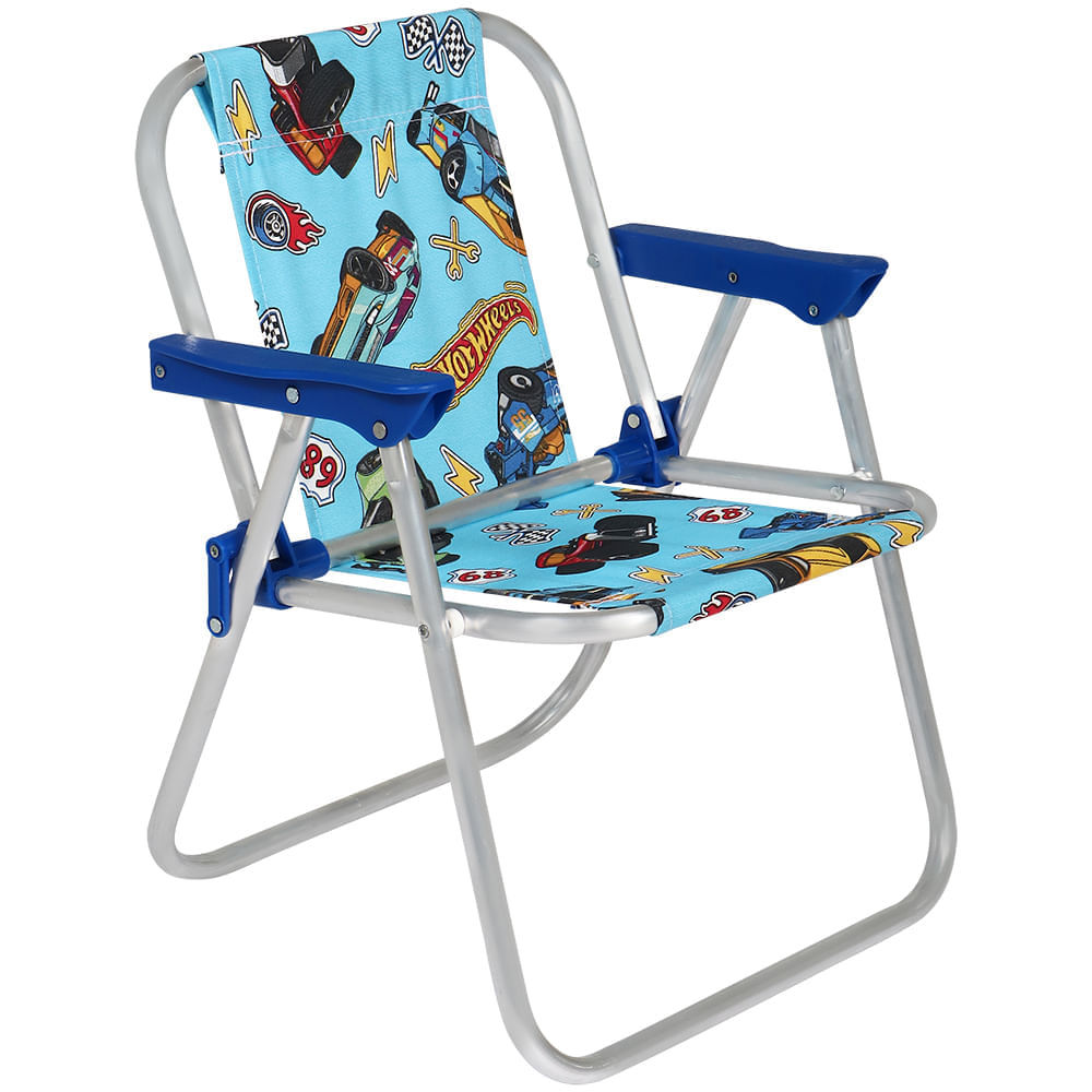 Cadeira Infantil em Alumínio Hot Wheels Azul Bel em Oferta na Shopee