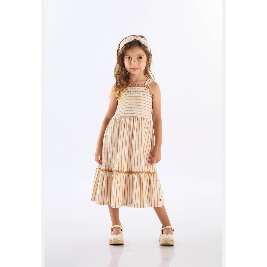 Vestido Midi Infantil em Piquet Up Baby