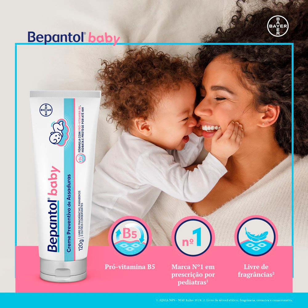 Detalhes do Bepantol Baby Creme Preventivo de Assadura 120g