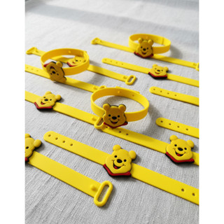 Pulseira Usinho Pooh Tema Festa Aniversário 10Peças  Infantil Ajustável em Oferta na Shopee