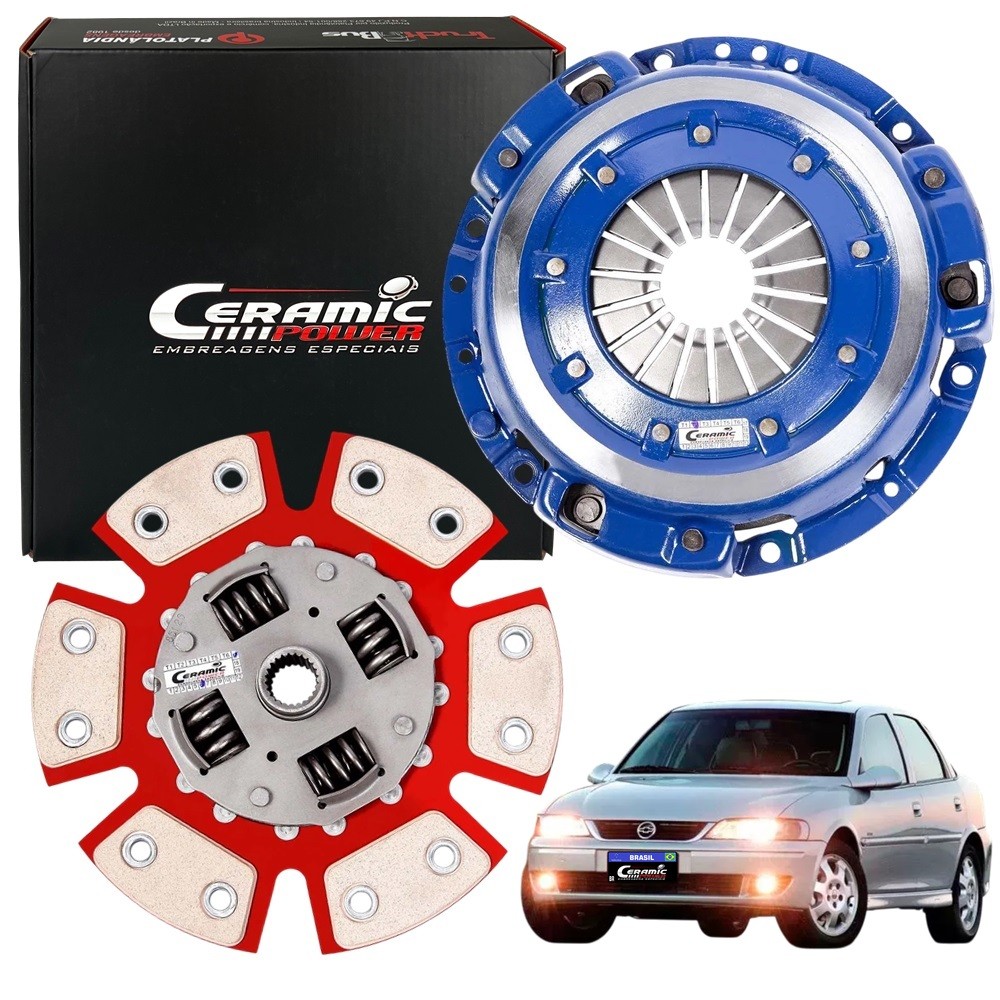 Embreagem Cerâmica Monza Kadett Vectra 1.8 2.0 Câmbio F18 Ceramic Power
