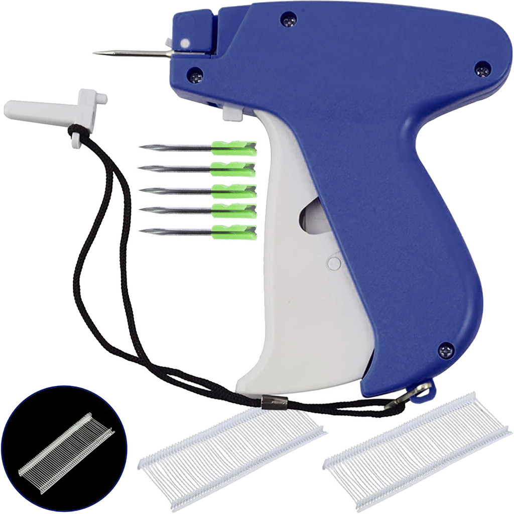 Pistola Aplicadora Tag Pin Etiquetas + 500 Pinos 05 Agulhas Kit