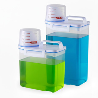 Pote plástico hermético transparente tampa dosadora alimentos grãos arroz vedação cozinha em Oferta na Shopee