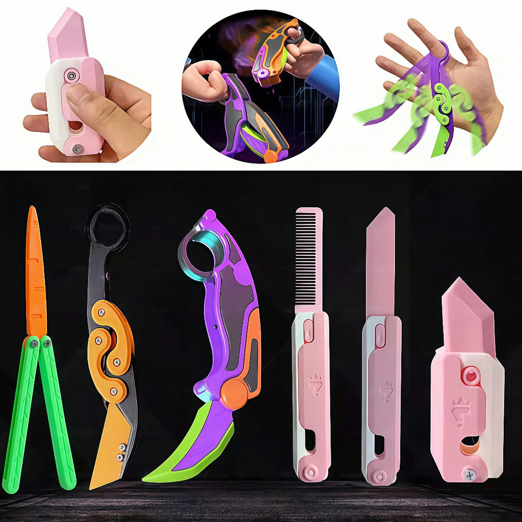 Mini Brinquedo Arminha/Faquinha De Cenoura De Gravidade 3D Anti Estresse Descompressão Brinquedo