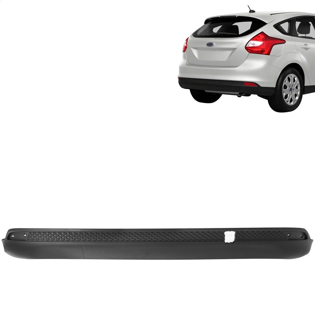 Spoiler Parachoque Traseiro Focus Hatch 2014 2015