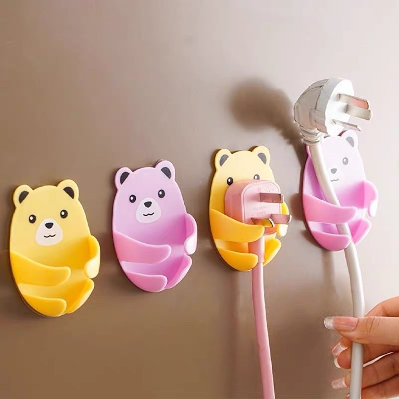 2 PCS Gancho de Parede para Armazenamento / Suporte para Cabo de Energia