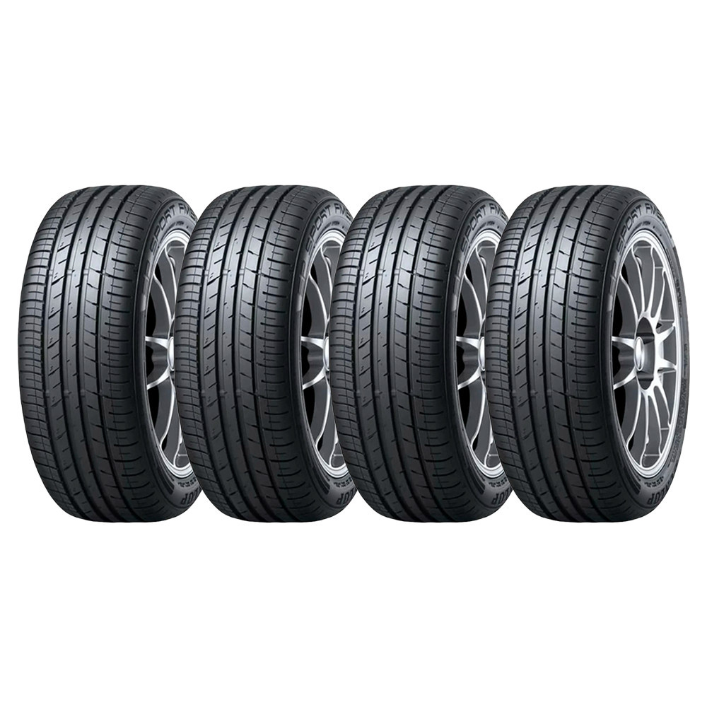 Kit 4 Pneus Dunlop 195/55R15 85V Sport FM800 Aro 15 em Oferta na Shopee