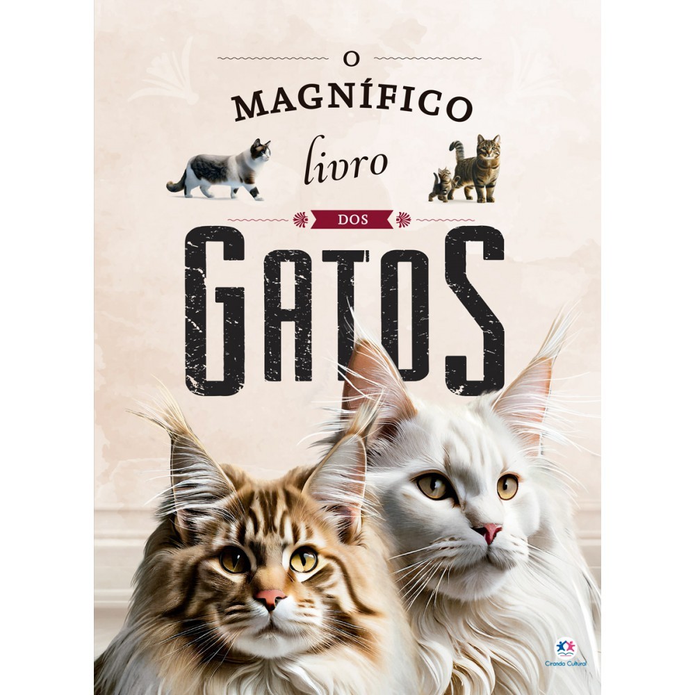 Livro O magnífico livro dos gatos