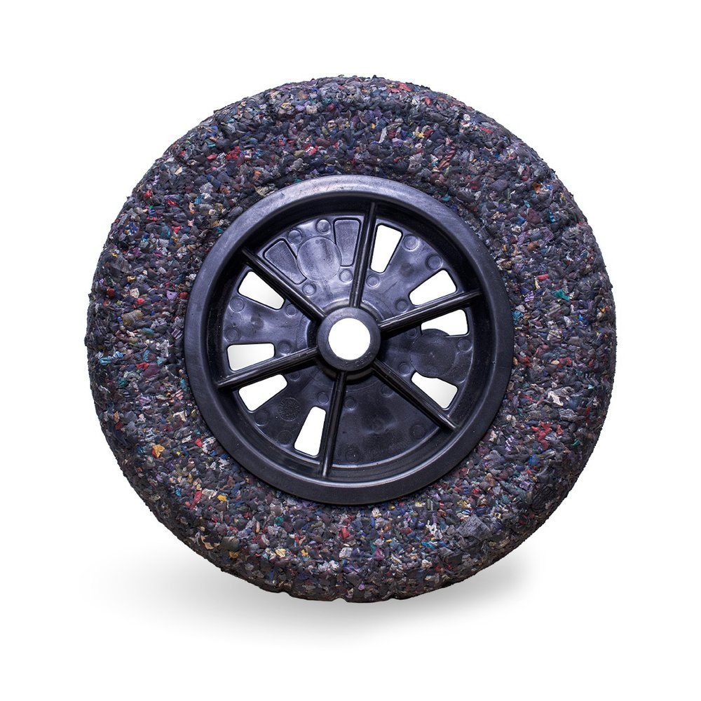 Pneu Carrinho De Mão Não Fura Maciço Completo FORCE 3.25 x 8 x 3/4" (19MM) - LINHA FORTE
