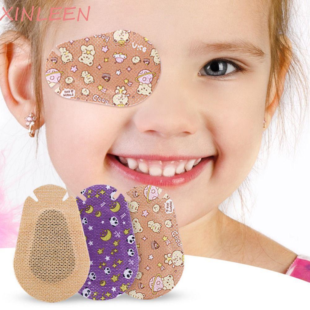 XINLEEN 10pcs Tapa-Olho Para Ambliopia Infantil , Adesivo Respirável Correção Monocular , Proteção A Visão