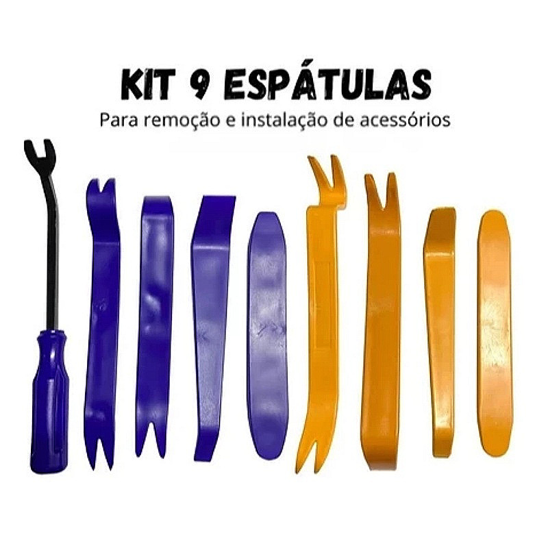 Kit 9 Chave Espátula Porta Painéis Internos Rádio Forro Promoção em Oferta na Shopee