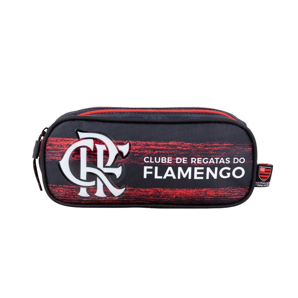Estojo Duplo Escolar Clube De Regatas Do Flamengo Meninos em Oferta na Shopee