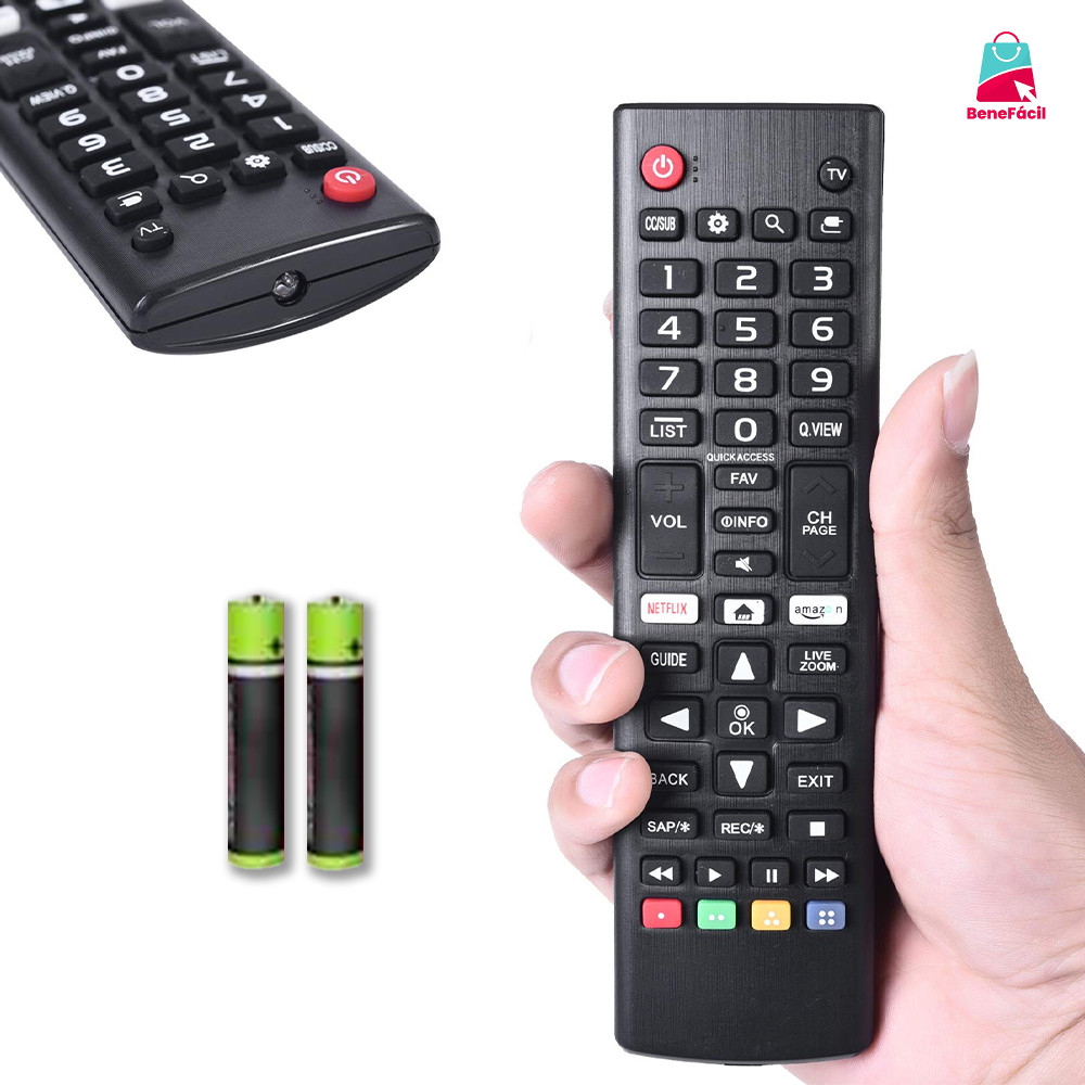 Controle Remoto para TV LG LED LCD 4K de 24, 32, 40, 43, 50, 55, 65 Polegadas Smart