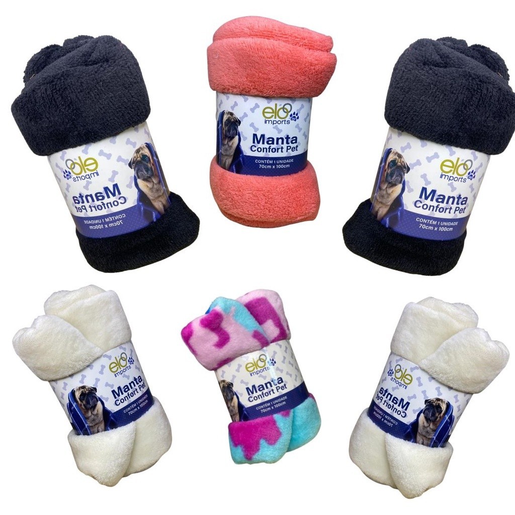 Cobertor Pet Mantinha para Cachorro Gato Manta Microfibra Lavável 100x90cm Grande Sortido em Oferta na Shopee