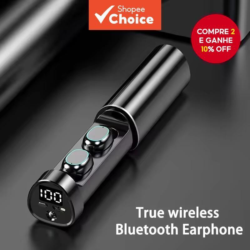 N21 Lanterna Tws Fones de Ouvido Sem Fio Fones Bluetooth Controle por Toque Jogos, Cancelamento de Ruído — R$ 26,58 em Shopee, 40% OFF