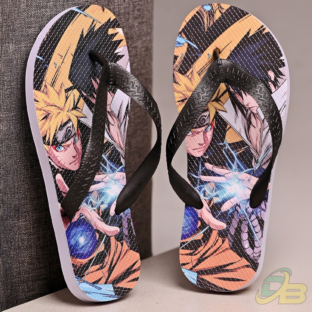 Chinelos Infantil Dedo Masculino NARUTO SASUKE GOKU 25 ao 39