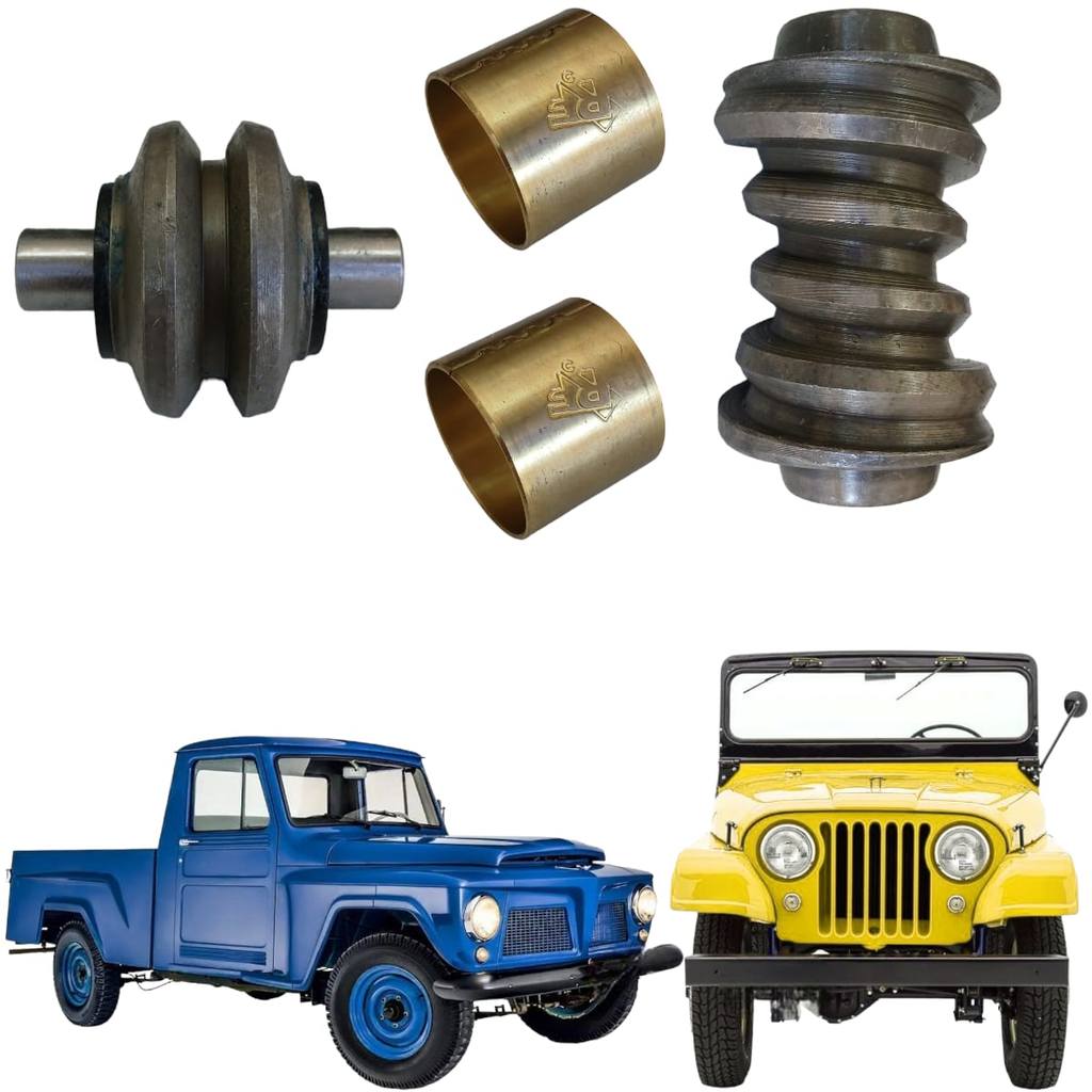 Reparo Da Caixa De Direção Nacional Jeep / Rural / F 75 Ford Willys