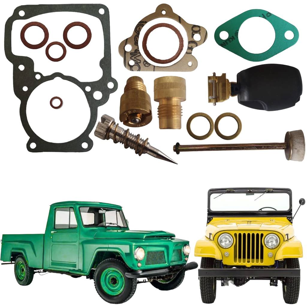 Reparo De Carburador Motor De 06 Cilindros Jeep / Rural / F 75 Ford Willys