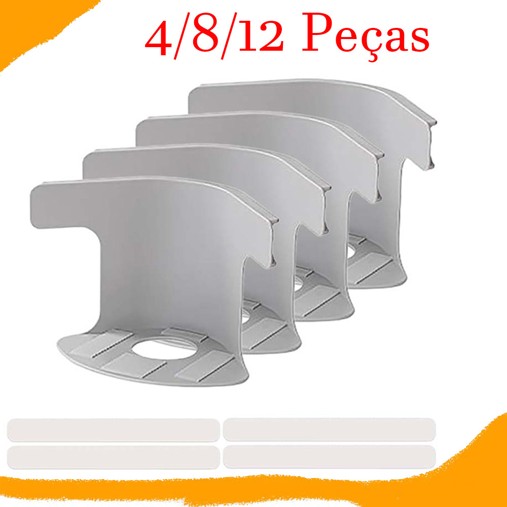 4/8/12 Pçs Kit Prendedor De Lençol de Cama Antiderrapante Invisível Fixador de Lençol com tiras de fixação transparentes