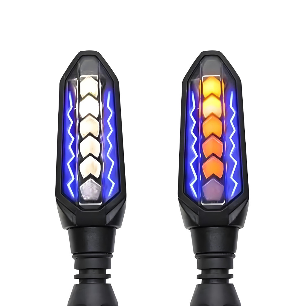 1 Par Sinais Seta LED Para Motocicleta , 12V , Indicadores , Lâmpada Indicadora
